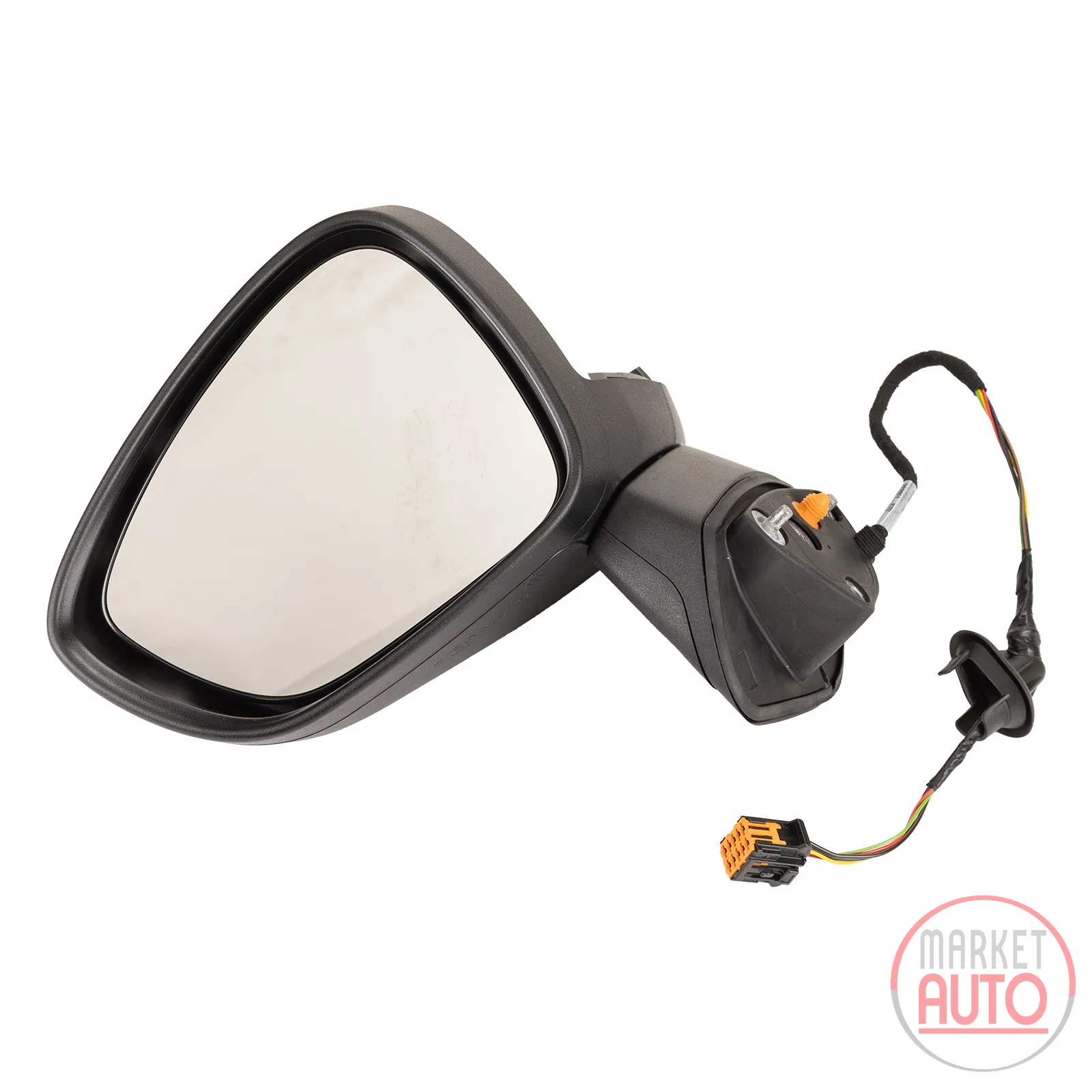 Left exterior mirror manually foldable