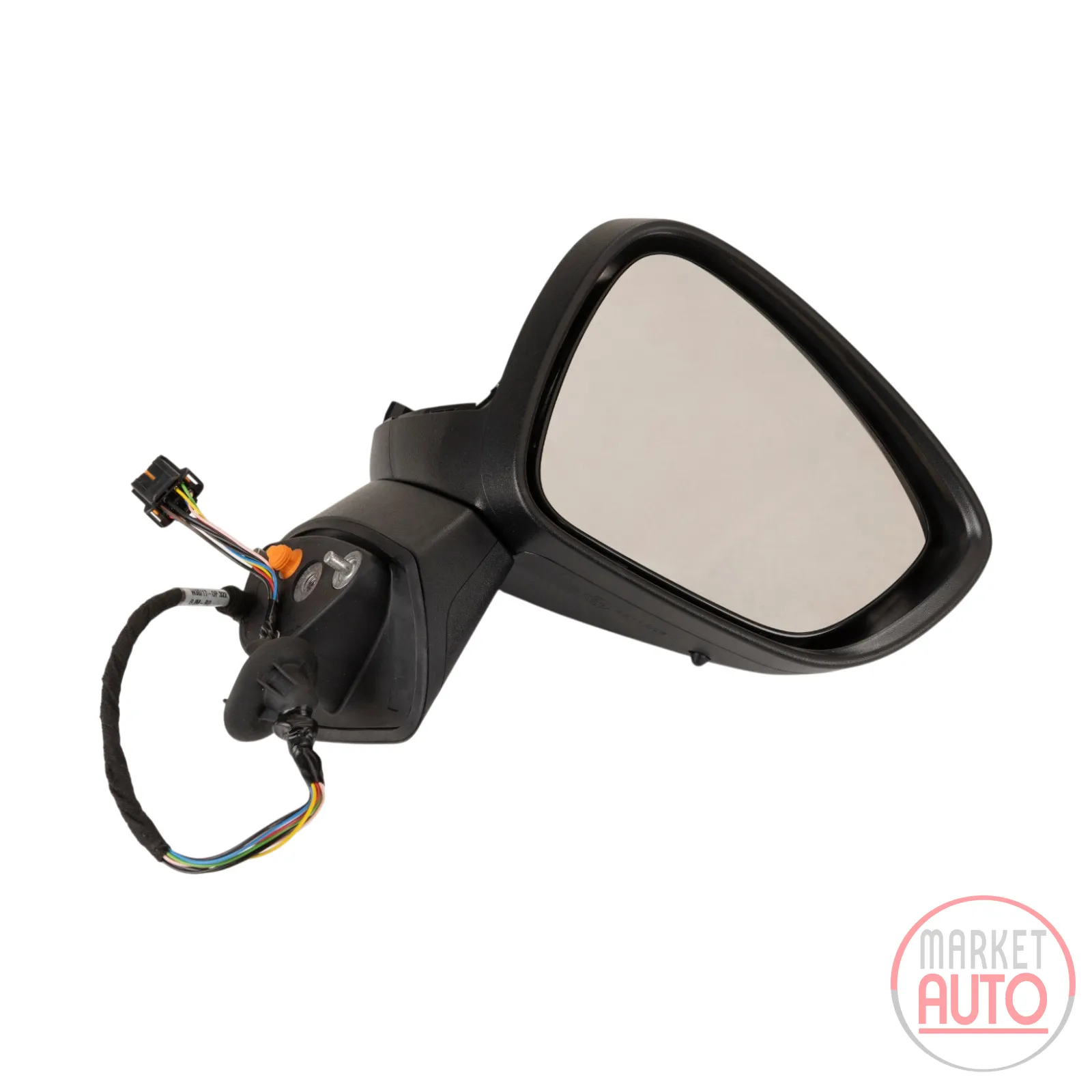 Right exterior mirror electrically folding