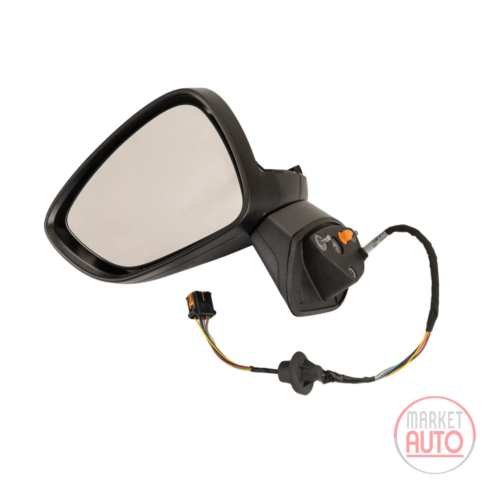 Left exterior mirror electrically folding