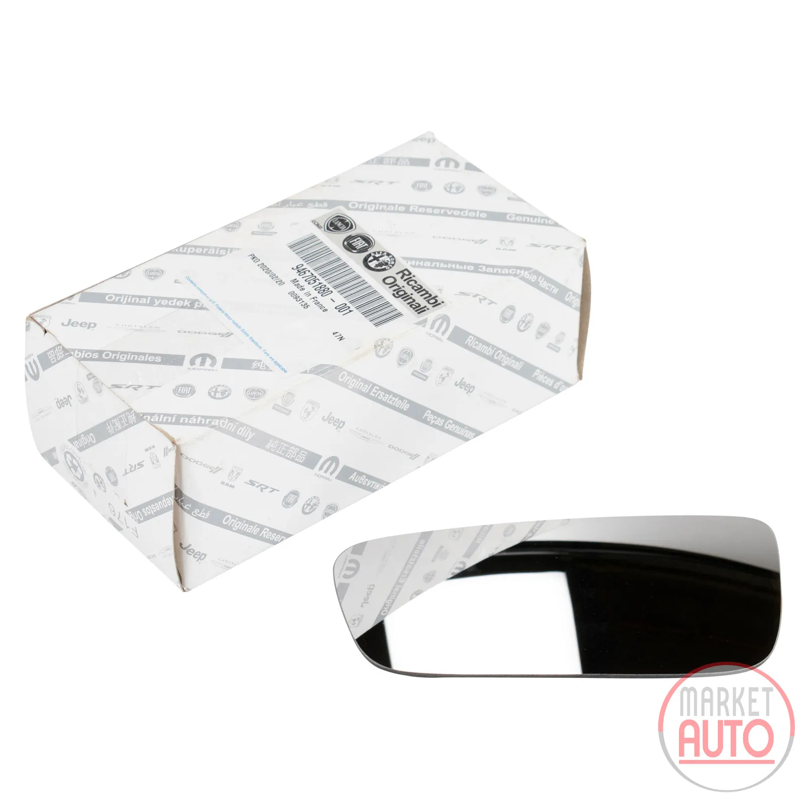 wing mirror glass bottom left