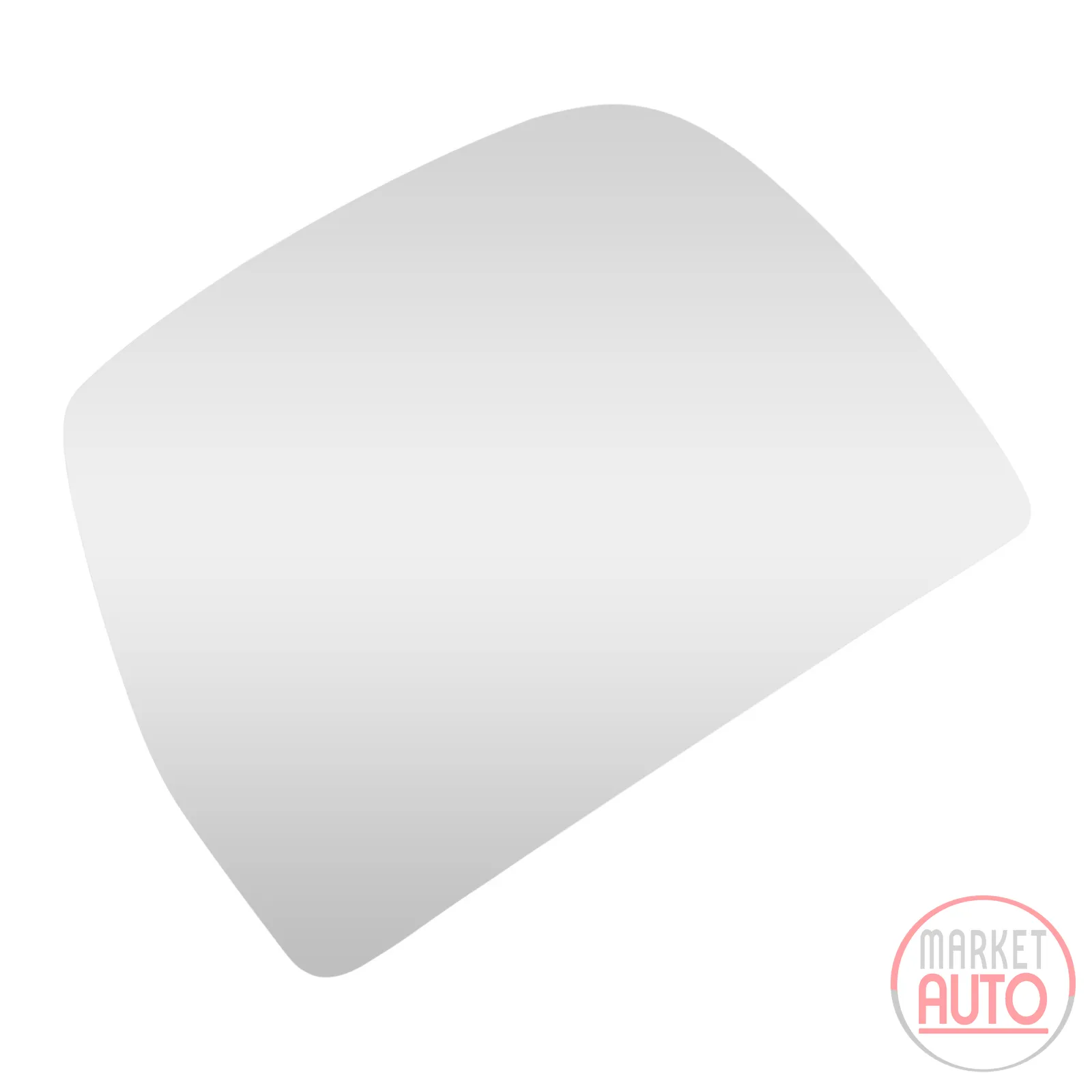 Exterior mirror glass lower right heated