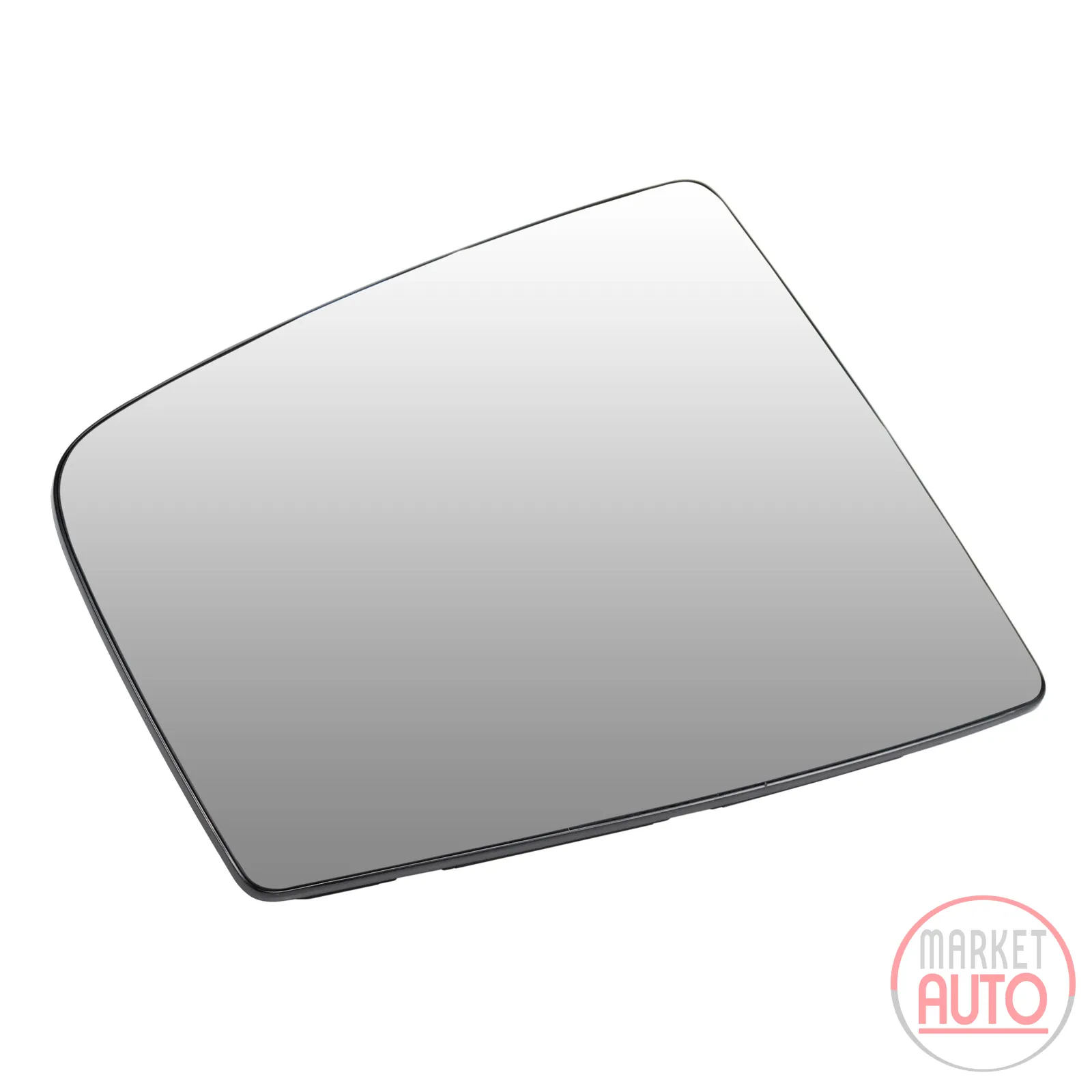 Exterior mirror glass upper left heated