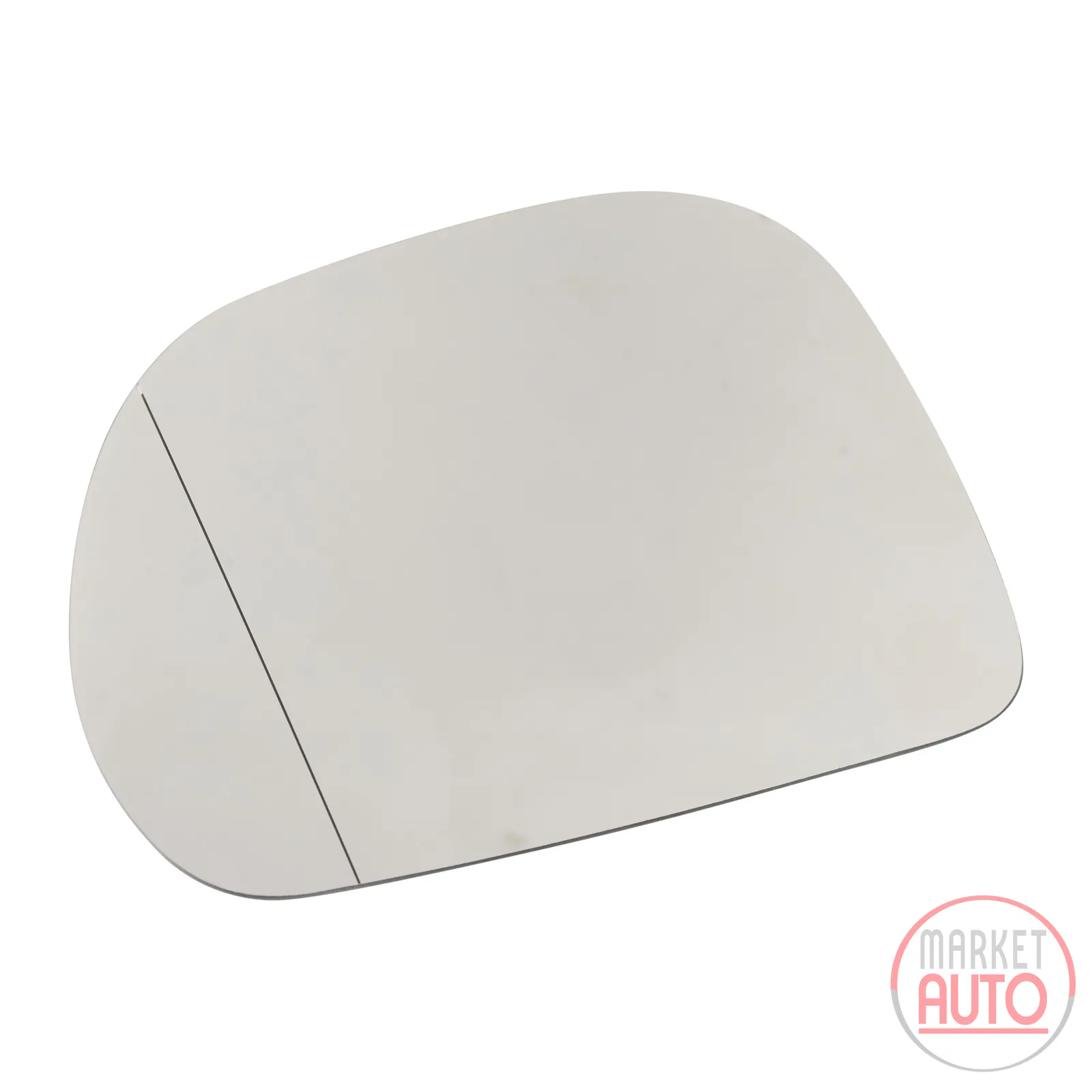 Mirror glass, wing mirror left