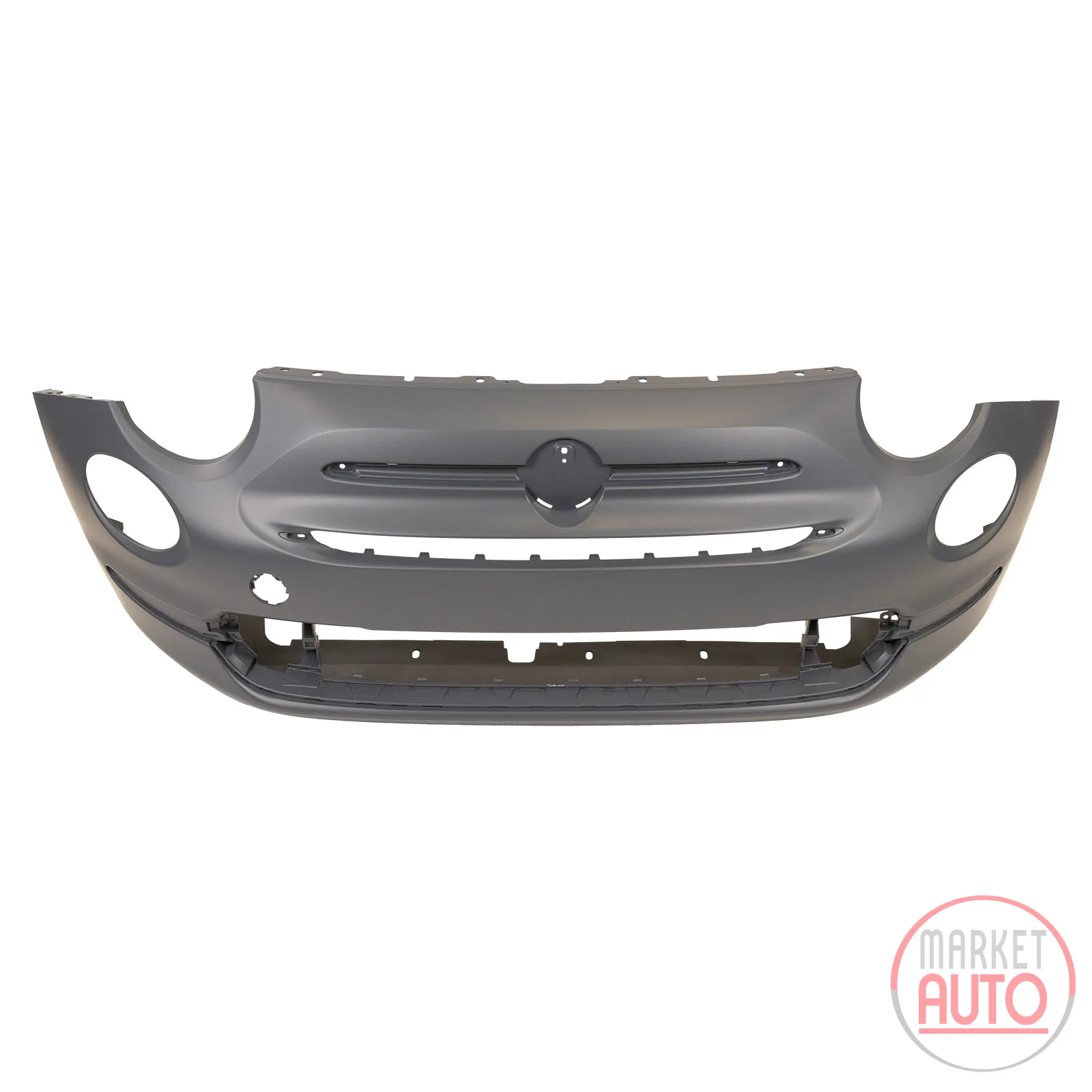 Front bumper black primed Original Fiat