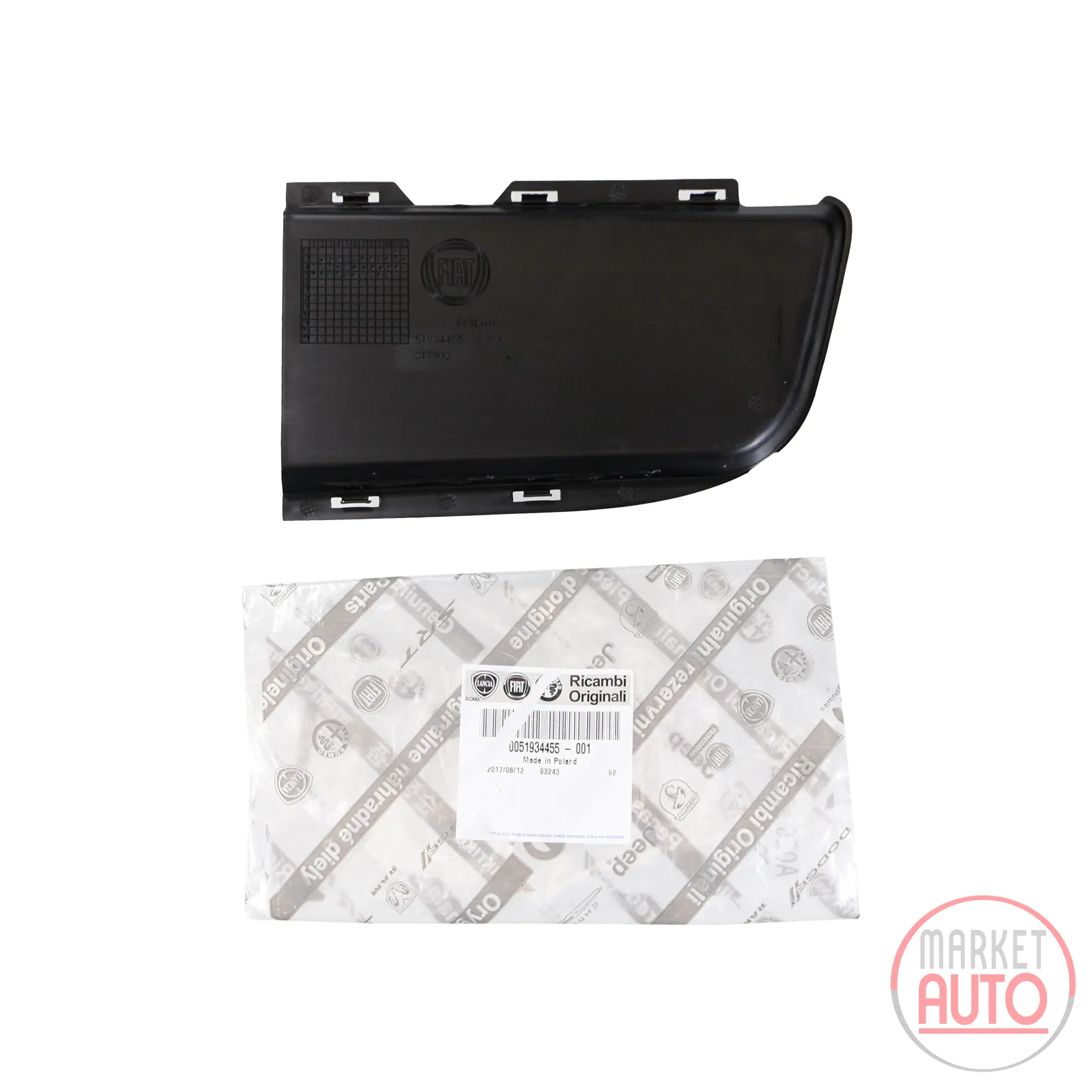 Cover bumper front right