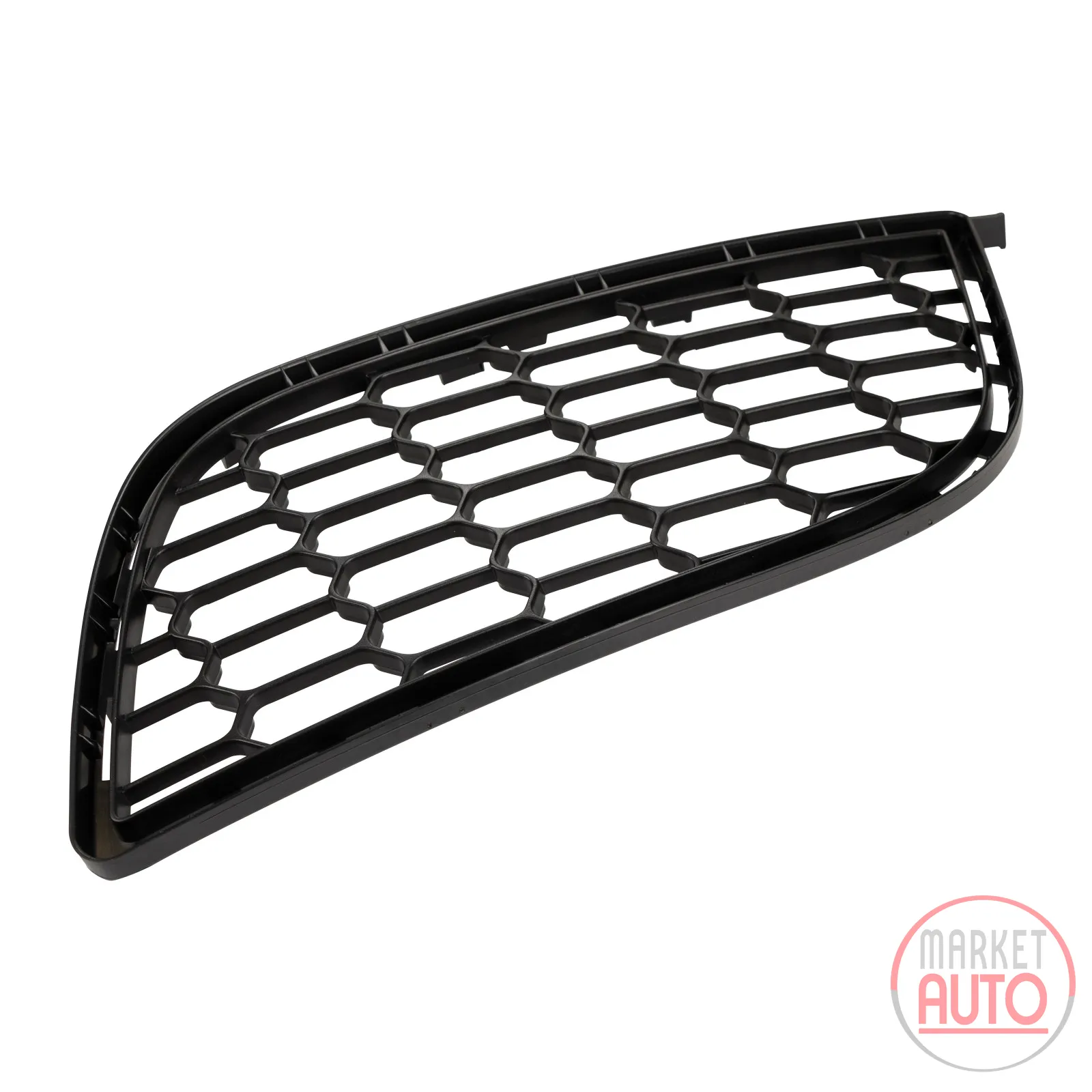 Radiator grille on the left bumper