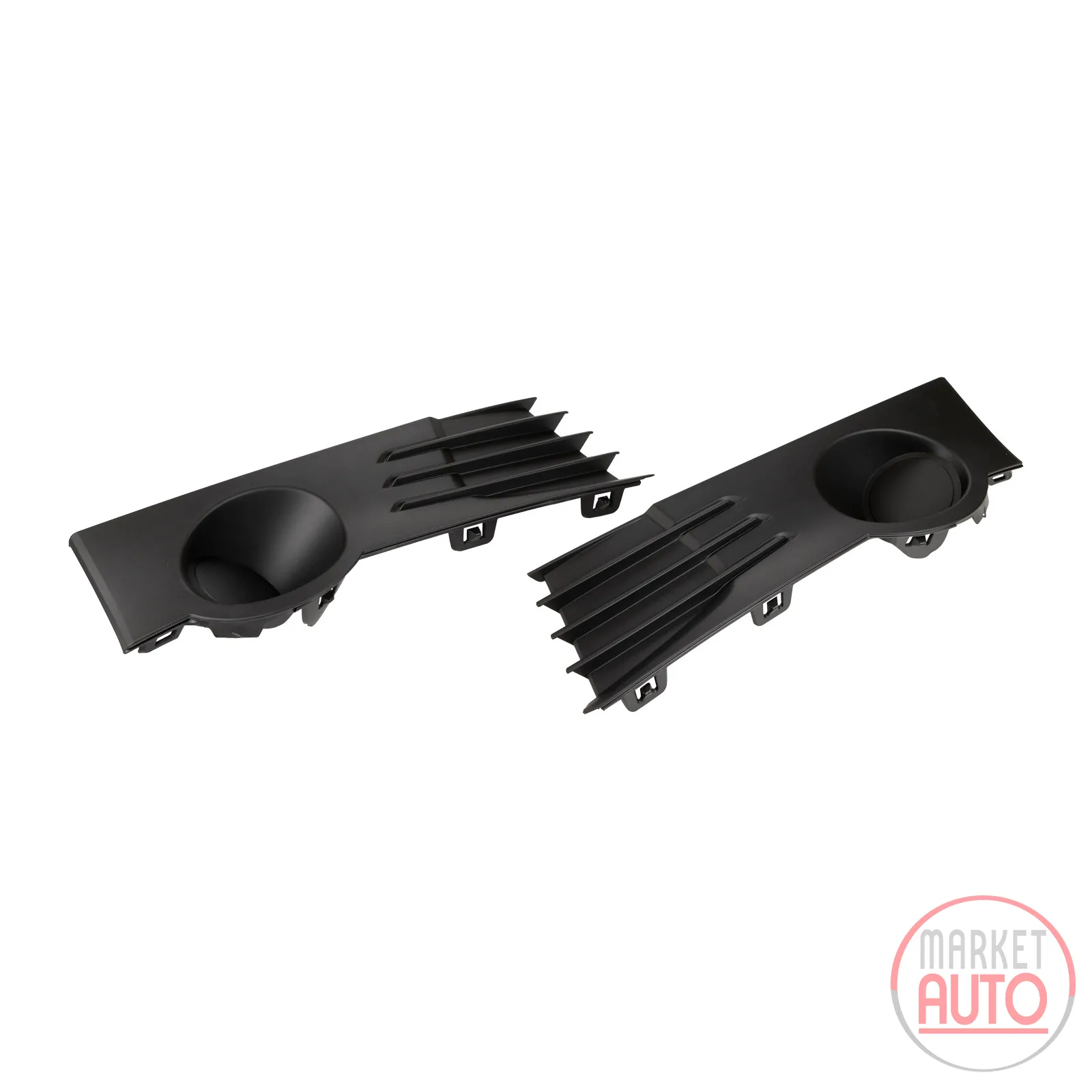 Cover caps for the front bumper