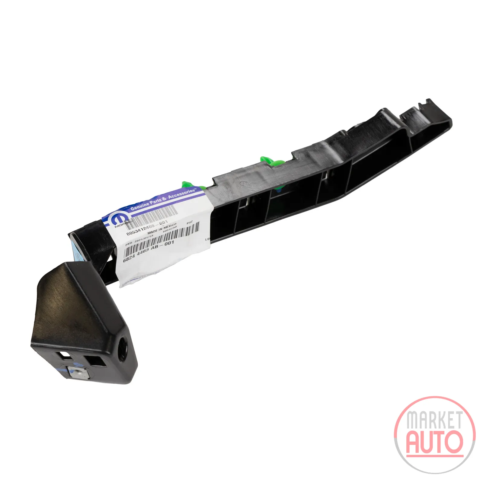 Bracket for the rear bumper top left