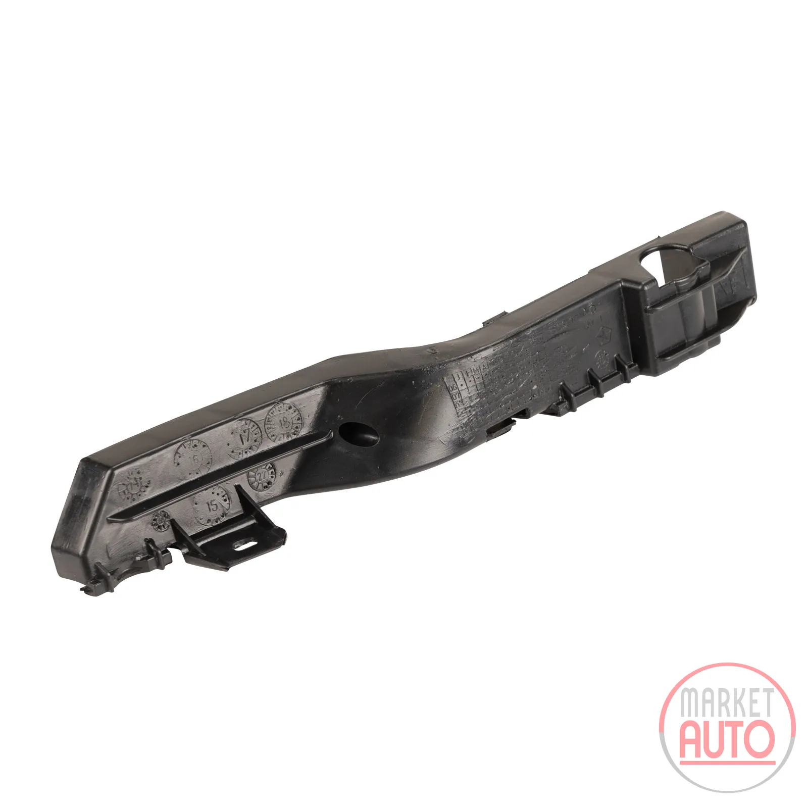 Bracket right for the front bumper