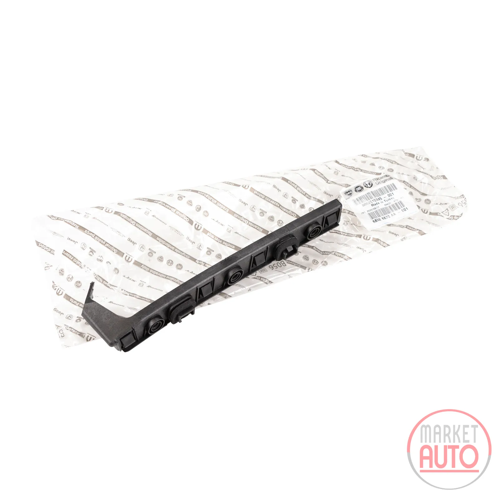 Bracket for the rear bumper left