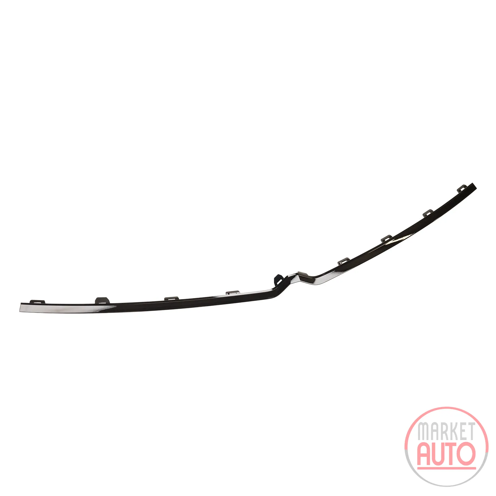Trim strip for the front bumper