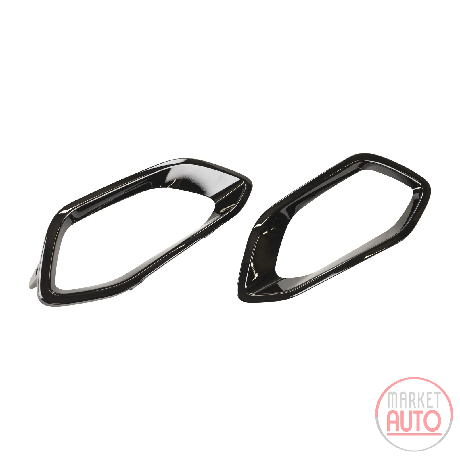 Fog light frame set