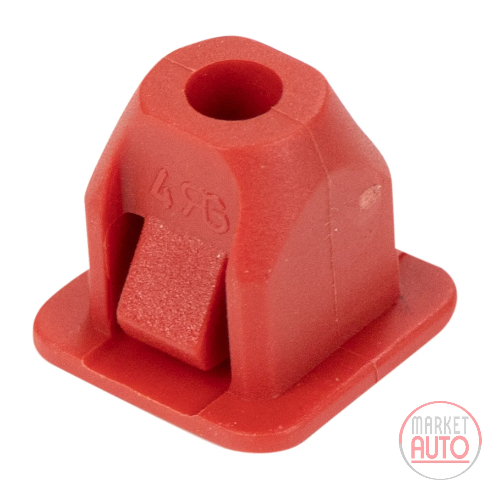 Plastic nut screw for the bumper
