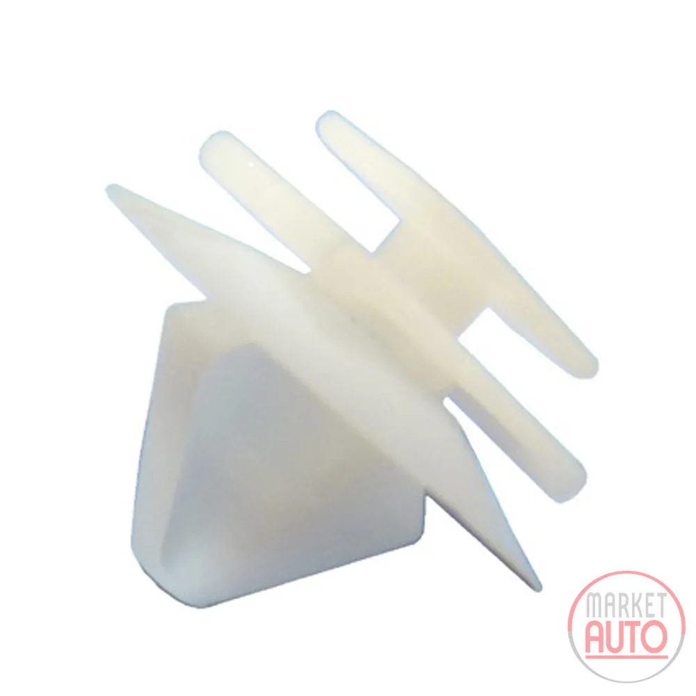 Strip clip for protective strip side wall, bonnet air duct