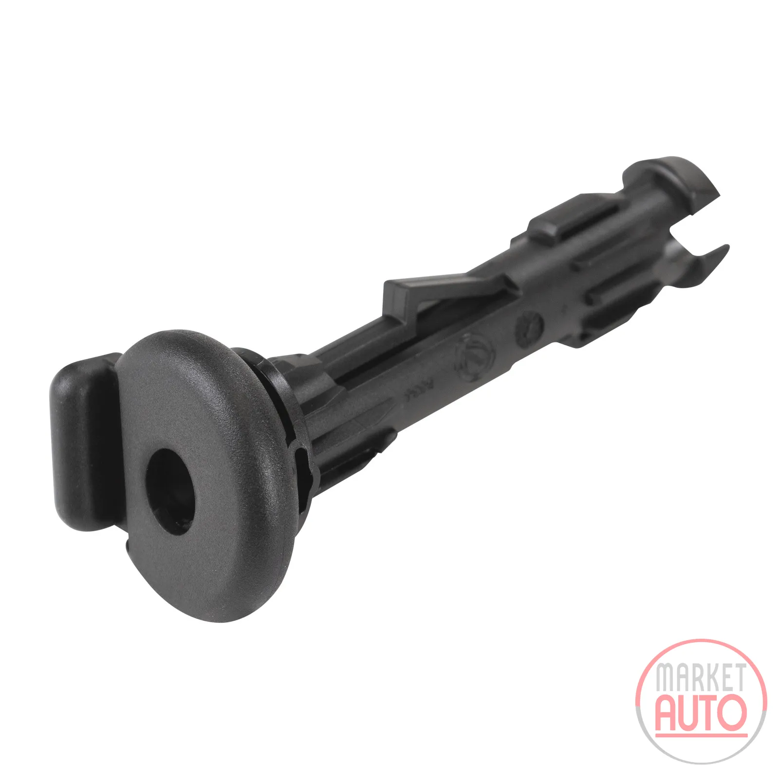 Retaining bush for rear seat headrest
