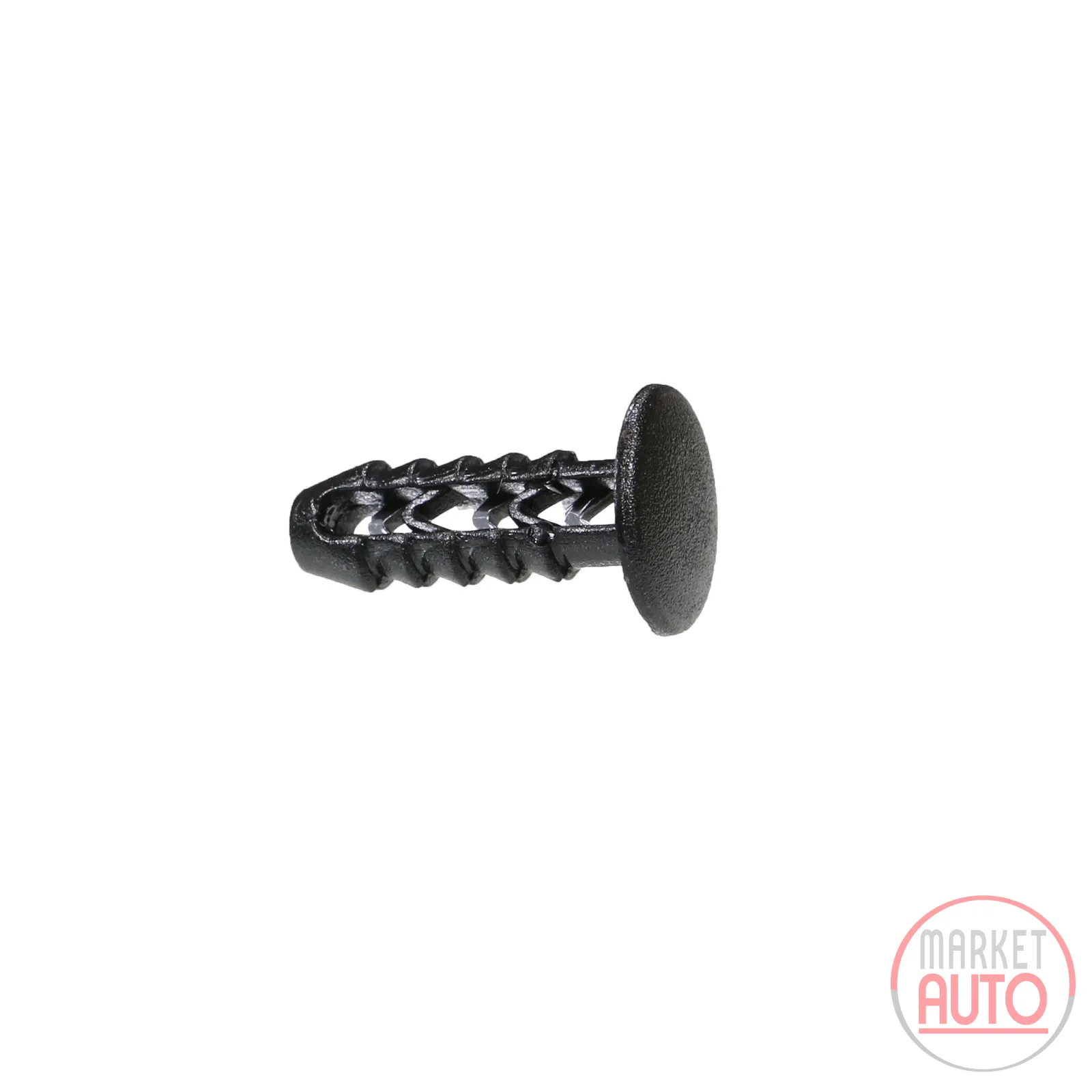 Black button for interior trim
