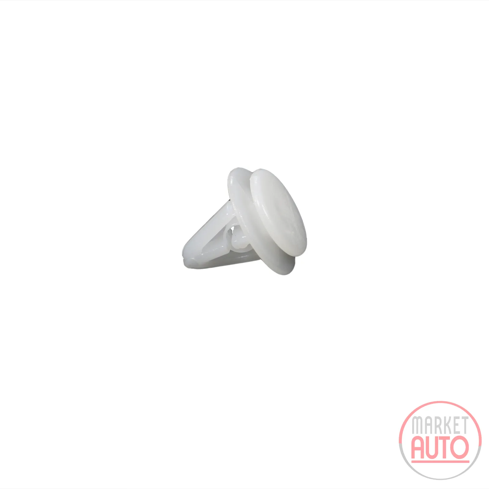 Trim clip white front trim