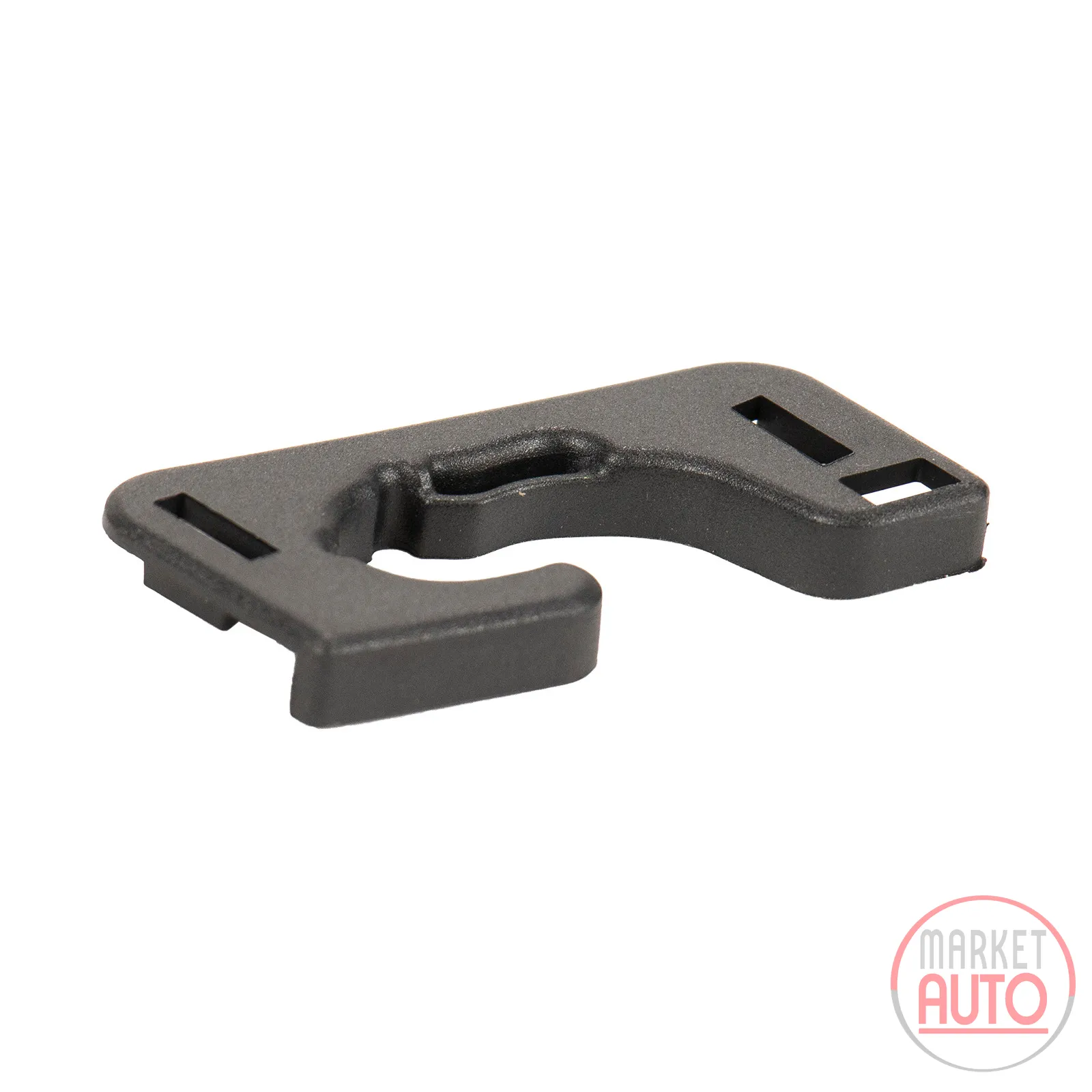 Clamp for the parcel shelf right