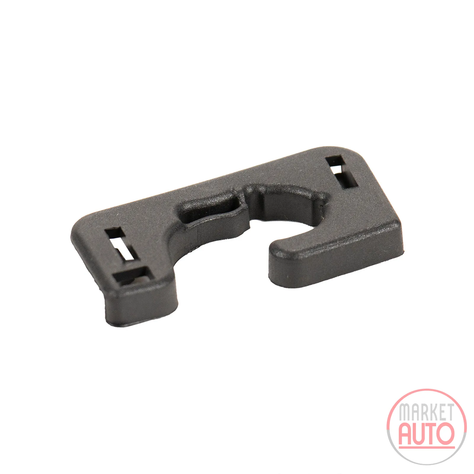 Clamp for the parcel shelf on the left