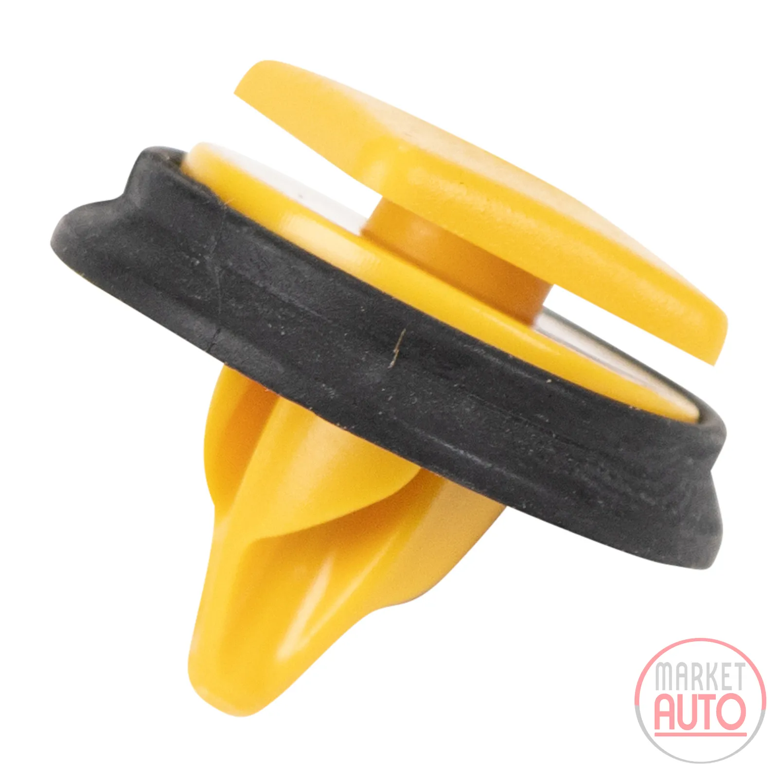Clamping piece for the trim strip