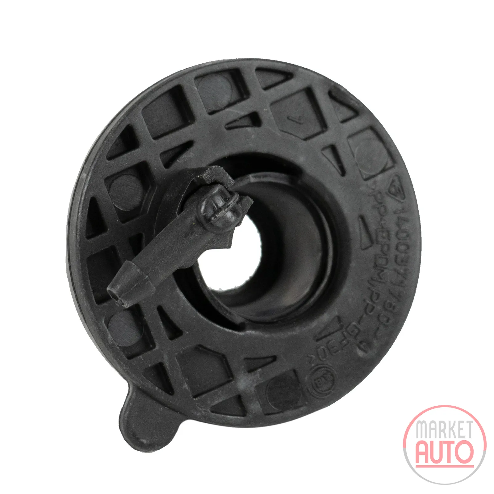 Sealing ring for the windscreen wiper system