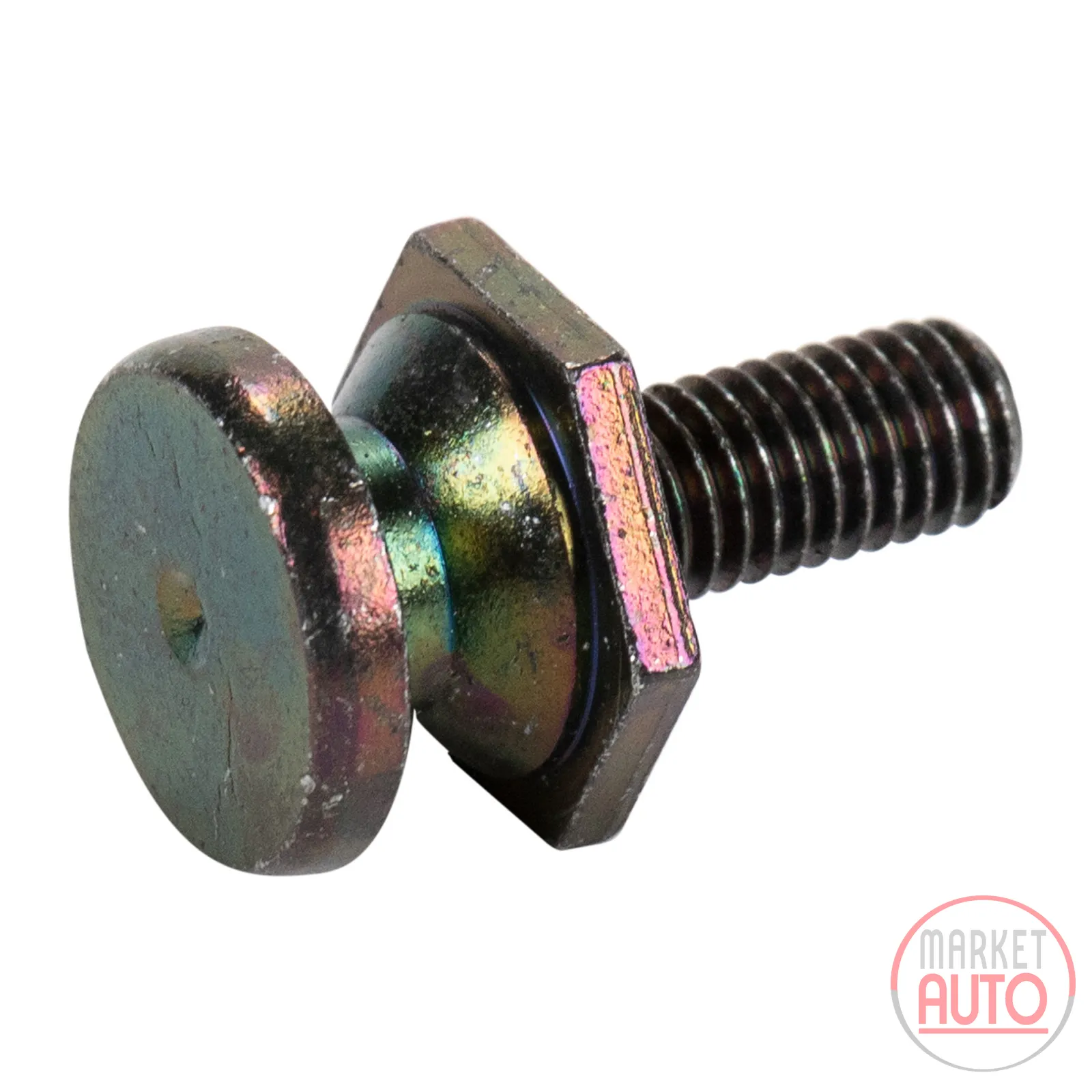 Locking bolt for swivel seat console