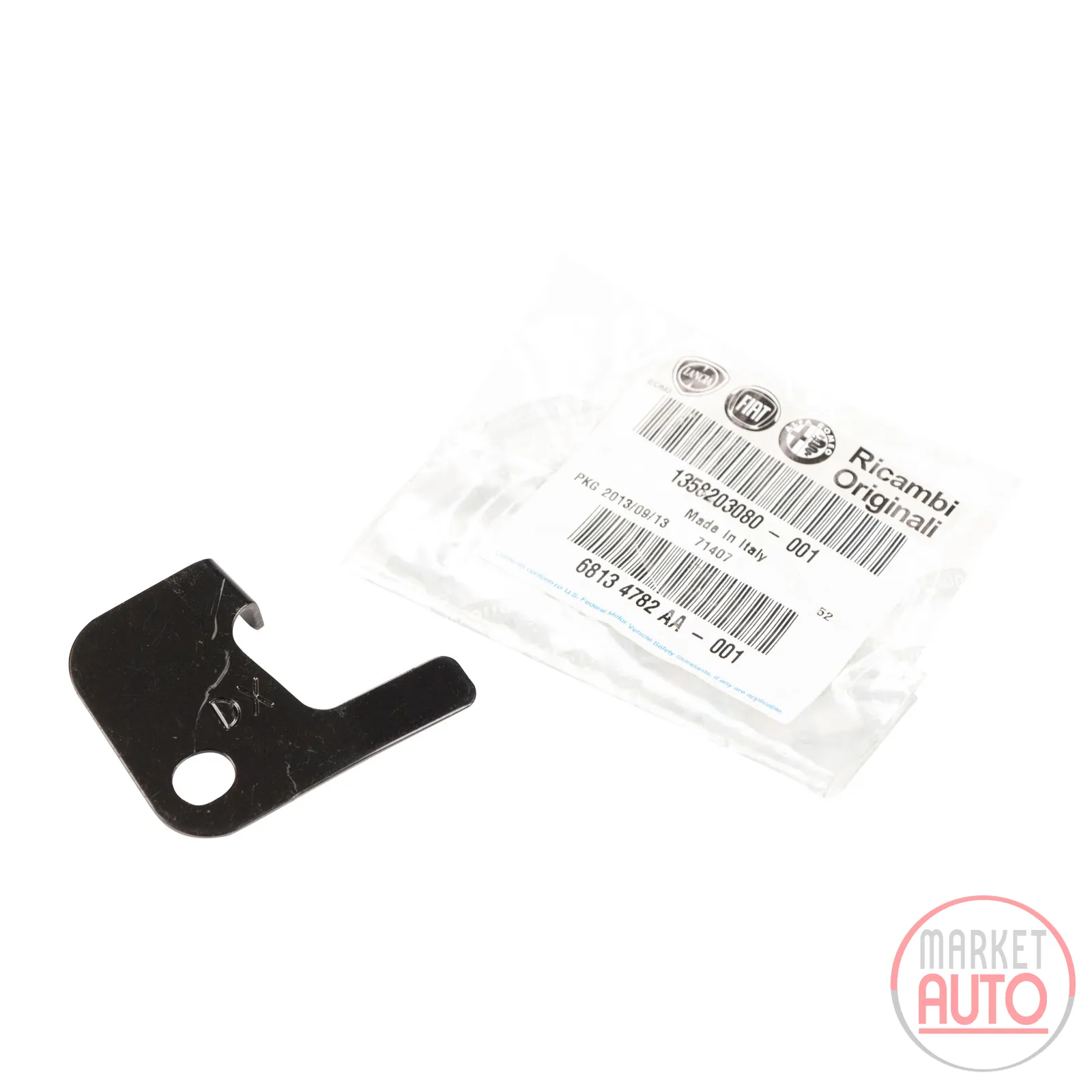 Holder for mud flap right