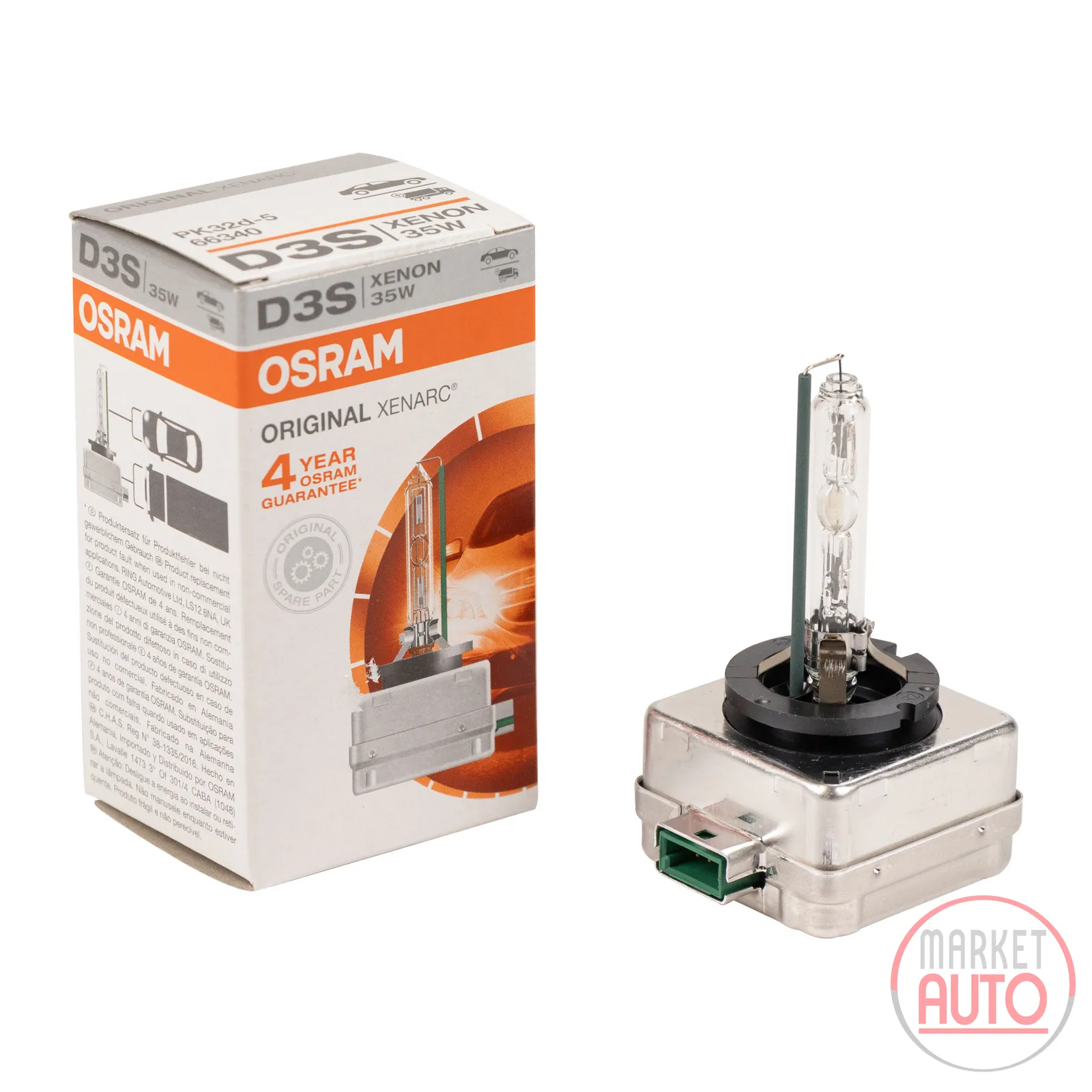 Xenon headlight bulb D3S 12V 35W PK32d-5