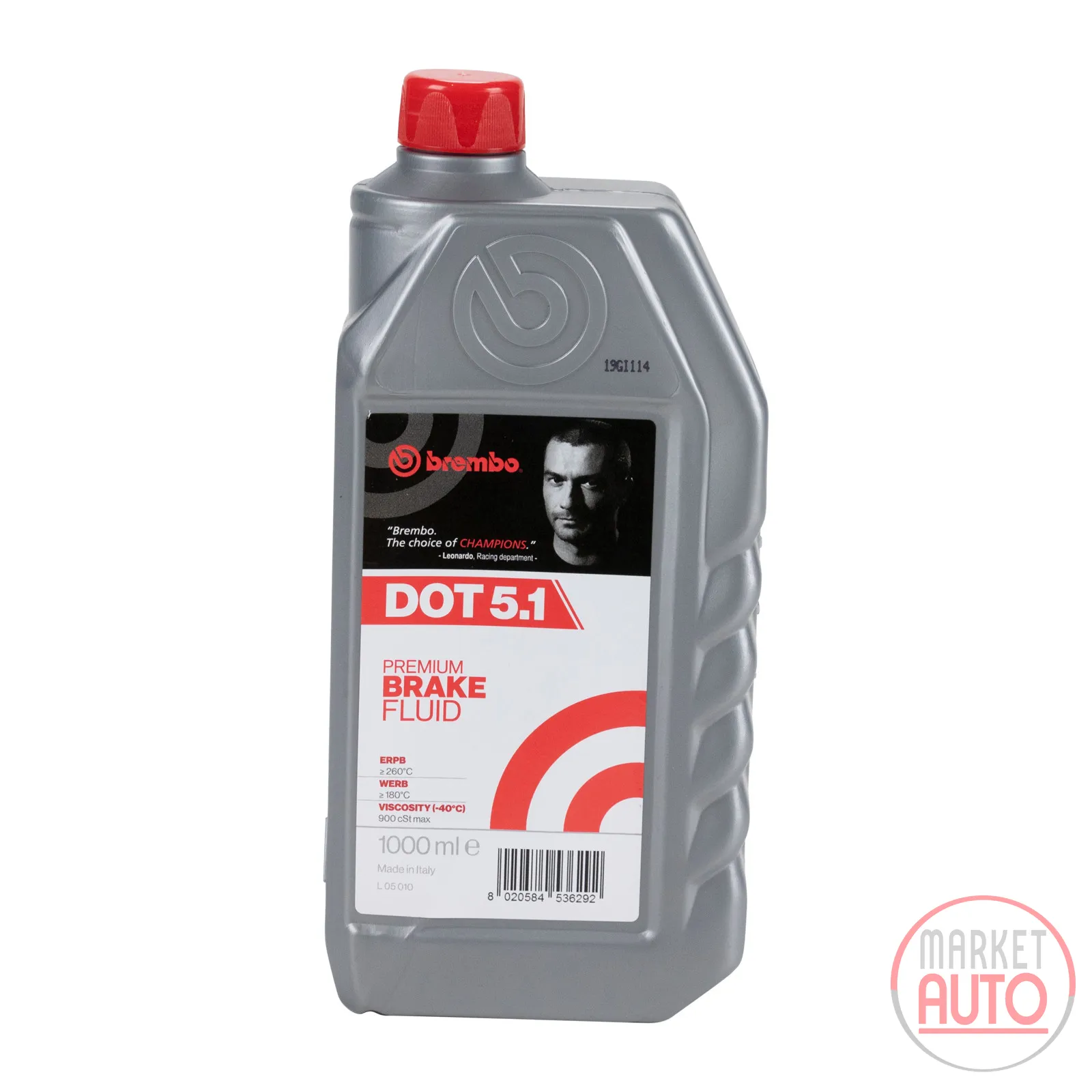 Brake fluid Brembo 1.0Ltr DOT5.1
