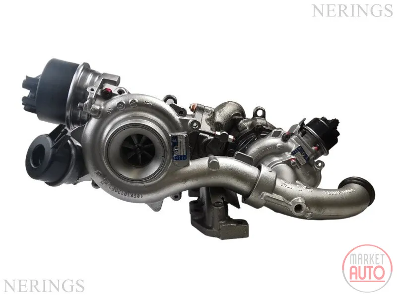 Twinturbo turbocharger Remanufactured Biturbo (Short manifold)(Without common connection (KKK) -NĒRINGS