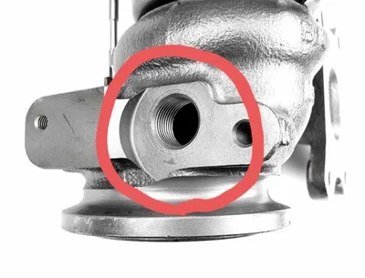 Turbocharger restored with space for temperature sensor (IHI) -NĒRINGS