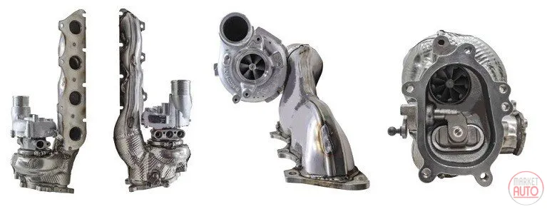 Turbocharger remanufactured right+left side (IHI)-Nērings