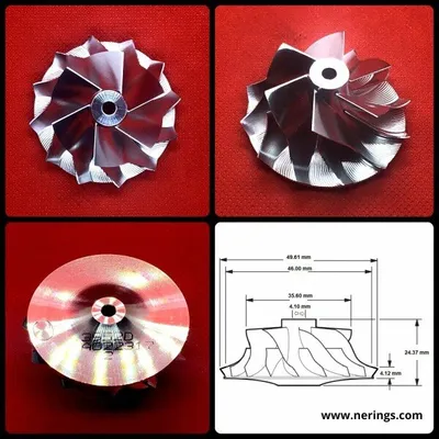 Twinturbo turbocharger Remanufactured (Hybrid-Turbo (KKK)-NĒRINGS