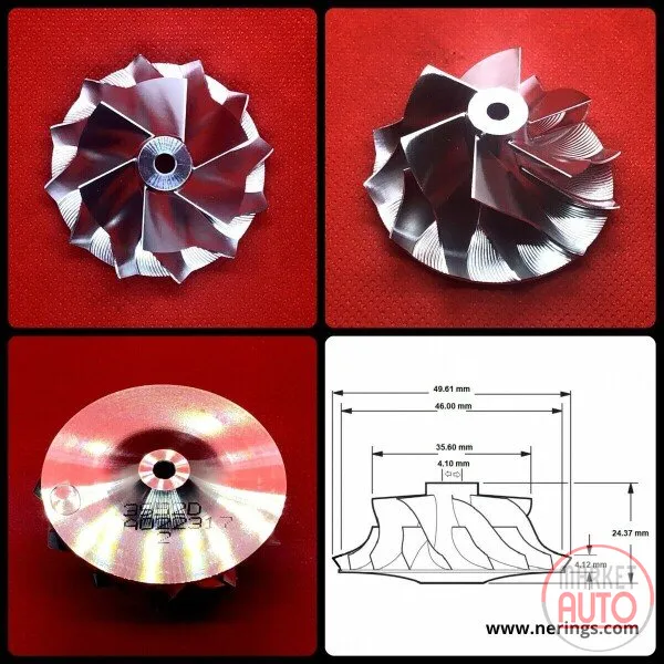 Twinturbo turbocharger Remanufactured (Hybrid-Turbo (KKK)-NĒRINGS