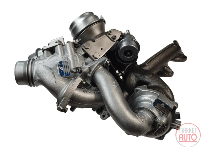 Twinturbo turbocharger Remanufactured (KKK)-NĒRINGS