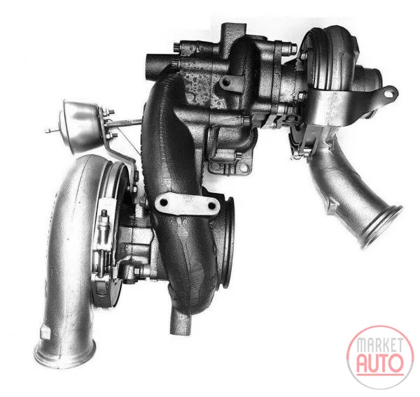 Twinturbo turbocharger Remanufactured (KKK)-NĒRINGS