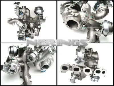 Twinturbo turbocharger Remanufactured (KKK)-NĒRINGS
