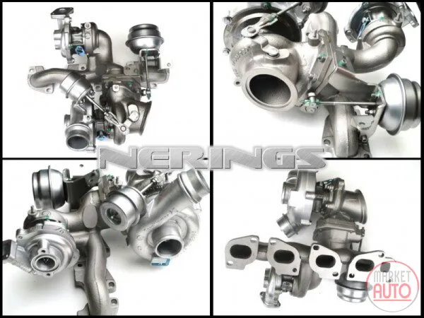 Twinturbo turbocharger Remanufactured (KKK)-NĒRINGS