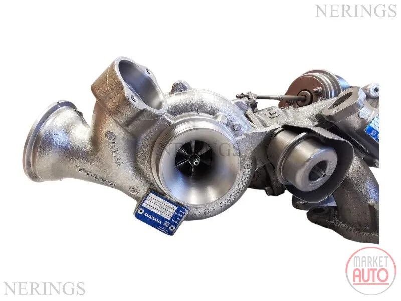 Twinturbo turbocharger Remanufactured (KKK)-NĒRINGS