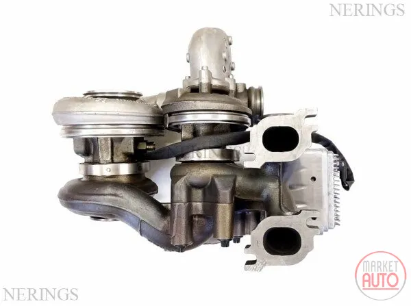 Bi-turbo turbocharger remanufactured (BorgWarner) - Nērings