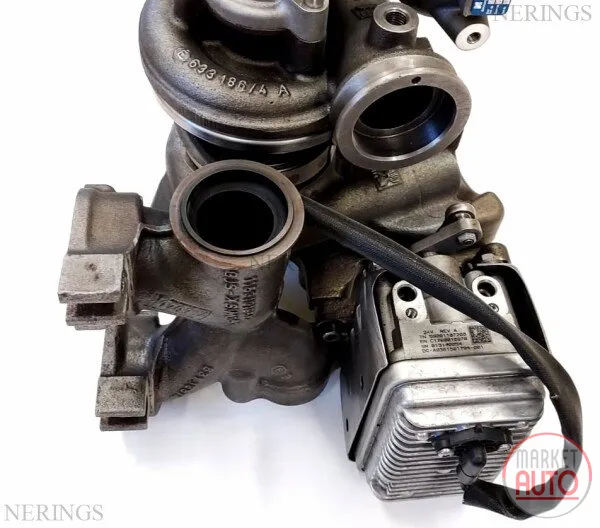 Bi-turbo turbocharger remanufactured (BorgWarner) - Nērings