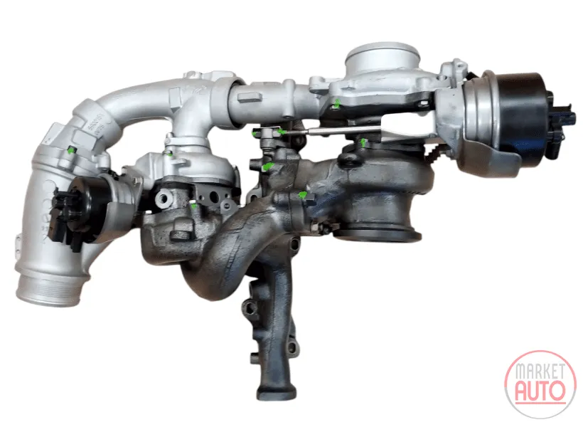 Turbocharger remanufactured (Short manifold)(KKK)-PLBE-NĒRINGS
