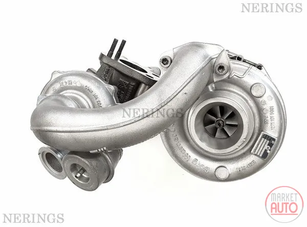 Twinturbo turbocharger Remanufactured Biturbo (KKK)-NĒRINGS