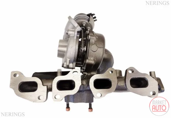 Turbocharger Remanufactured (without actuator KKK SMALL HALF)-NĒRINGS