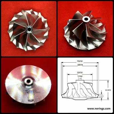 Turbocharger Remanufactured (right side (Hybrid Turbo KKK) -NĒRINGS