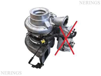 Turbocharger remanufactured without electronic actuator-NĒRINGS