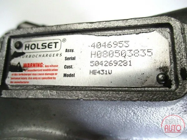 Turbocharger Remanufactured (replace HOLSET)-NĒRINGS