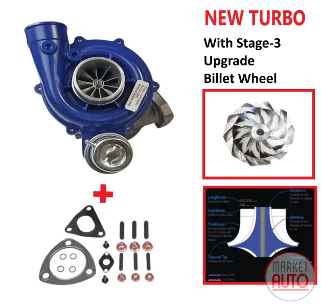 Turbocharger NEW (Garrett-Stage-3) -Nērings