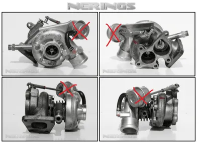 Turbocharger Remanufactured without vacuum valve (GARRETT)-NĒRINGS