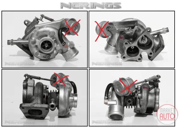 Turbocharger Remanufactured without vacuum valve (GARRETT)-NĒRINGS